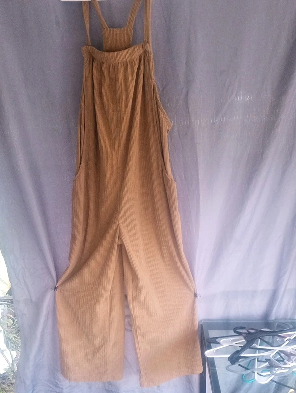 Wide Leg Jumpsuit in Brown Size XL